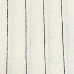 Cream with Gray Chalk Stripes