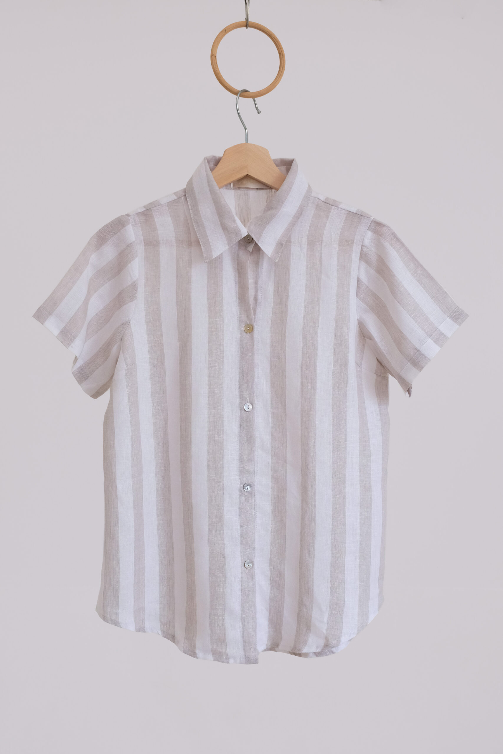 MIGUEL Classic Shirt in Slate Gray Bengal Stripes - Mega V Boutique